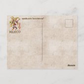 Mexicaanse ansichtkaart briefkaart (Achterkant)