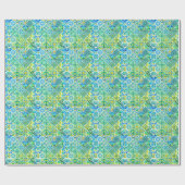 Mexicaanse aqua mint Siciliaanse mediterrane tegel Cadeaupapier (Vlak)