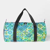 Mexicaanse aqua mint Siciliaanse mediterrane tegel Plunjezak (Achterkant)