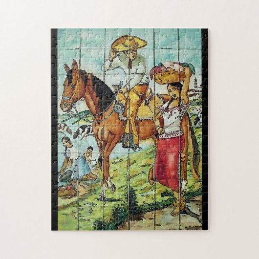 Mexicaanse Art Decco Legpuzzel (Verticaal)