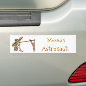 Mexicaanse astronaut Bumpersticker (Op auto)