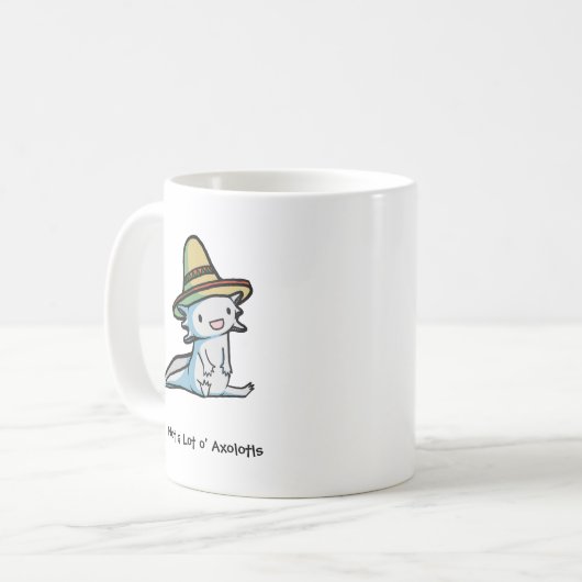 Mexicaanse Axolotl Mok (Voorkant links)