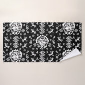 Mexicaanse Aztec Art Home Decor Badhanddoek (Badhanddoek)