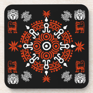 Mexicaanse Aztec Art Home Decor Bier Onderzetter