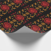 Mexicaanse Aztec Art Home Decor Cadeaupapier (Hoek)