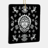 Mexicaanse Aztec Art Home Decor Keramisch Ornament (Rechts)
