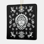 Mexicaanse Aztec Art Home Decor Keramisch Ornament (Links)