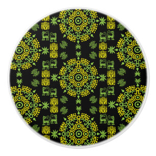 Mexicaanse Aztec Art Home Decor Keramische Knop