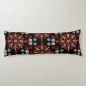 Mexicaanse Aztec Art Home Decor Lichaamskussen (Achterkant)
