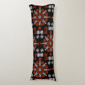 Mexicaanse Aztec Art Home Decor Lichaamskussen (Voorkant Verticaal)