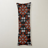 Mexicaanse Aztec Art Home Decor Lichaamskussen (Achterkant (Verticaal))