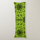 Mexicaanse Aztec Art Home Decor Lichaamskussen (Voorkant Verticaal)