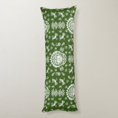 Mexicaanse Aztec Art Home Decor Lichaamskussen (Achterkant (Verticaal))