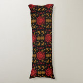 Mexicaanse Aztec Art Home Decor Lichaamskussen (Voorkant Verticaal)
