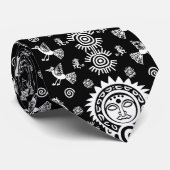 Mexicaanse Aztec Art Home Decor Stropdas (Opgerold)