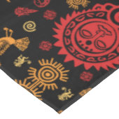 Mexicaanse Aztec Art Home Decor Tafelkleed (Gekanteld)