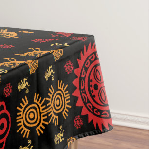 Mexicaanse Aztec Art Home Decor Tafelkleed