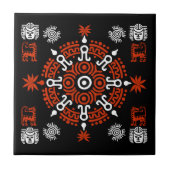 Mexicaanse Aztec Art Home Decor Tegeltje (Voorkant)