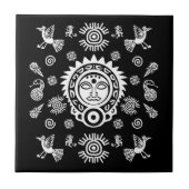 Mexicaanse Aztec Art Home Decor Tegeltje (Voorkant)