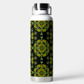 Mexicaanse Aztec Art Home Decor Waterfles (Achterkant)