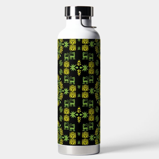 Mexicaanse Aztec Art Home Decor Waterfles (Links)