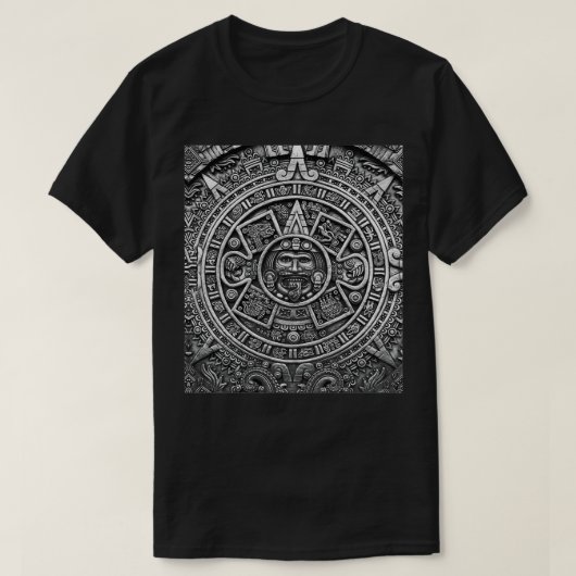 Mexicaanse Aztec Pride Aztec zonnefit Classic TShi T-shirt (Design voorkant)