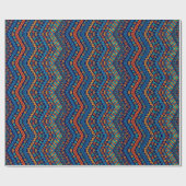 Mexicaanse Aztec Traditional Tribal Art Stripes Cadeaupapier (Vlak)