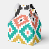 Mexicaanse Aztec - tribale printer Ikat Diamond Pa Bedankdoosjes (Achterkant)