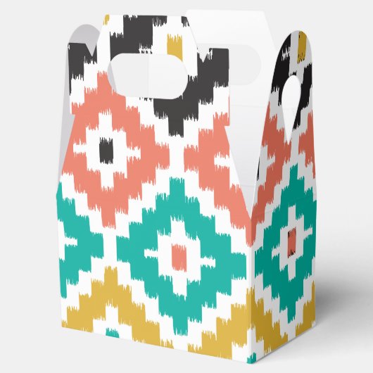 Mexicaanse Aztec - tribale printer Ikat Diamond Pa Bedankdoosjes (Geopend)