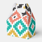 Mexicaanse Aztec - tribale printer Ikat Diamond Pa Bedankdoosjes (Voorkant Zijde)