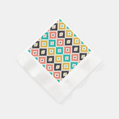 Mexicaanse Aztec - tribale printer Ikat Diamond Pa Servetten (Hoek)