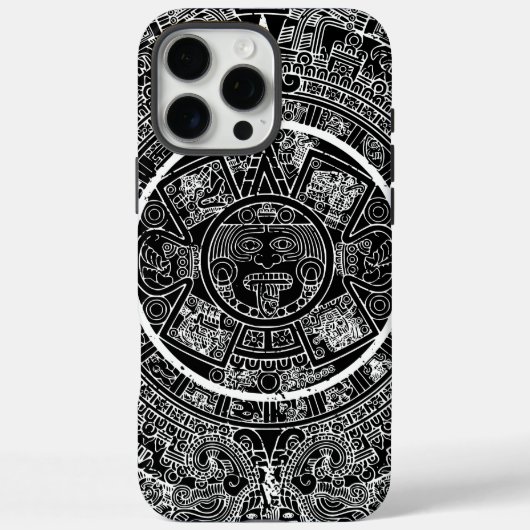 Mexicaanse Azteekse Zonnesteen Maya Kalender 3 Case-Mate iPhone Case (Achterkant)