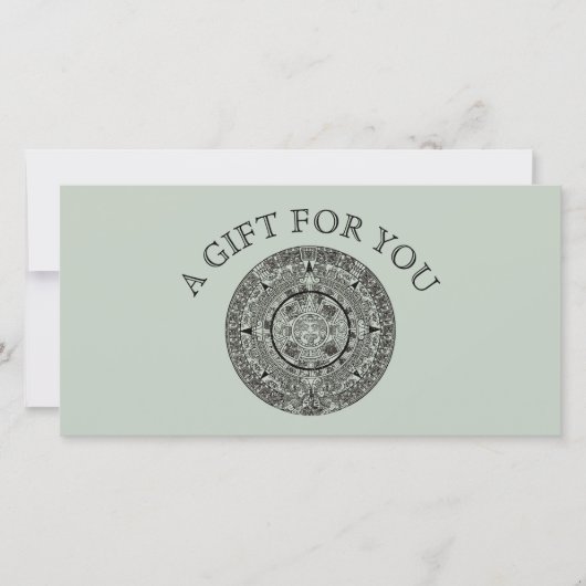 Mexicaanse Azteekse Zonsteen Mayakalender 1 (Voorkant)