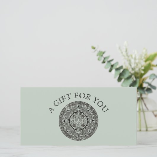 Mexicaanse Azteekse Zonsteen Mayakalender 1 (Staand voorkant)