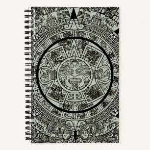 Mexicaanse Azteekse Zonsteen Mayakalender 1 Notitieboek