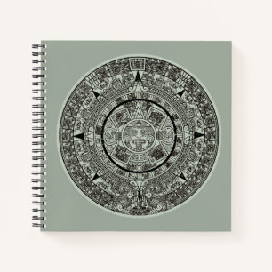 Mexicaanse Azteekse Zonsteen Mayakalender 1 Notitieboek