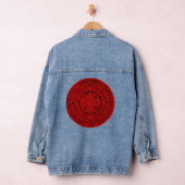 Mexicaanse Azteekse Zonsteen Mayakalender 2 Denim Jacket (Hangar)