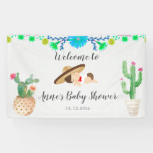 Mexicaanse Baby Muchacho Baby shower Banner