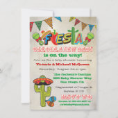 Mexicaanse Baby shower Fiesta Couples Kaart (Voorkant)