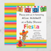 Mexicaanse Baby shower Invitation Kaart (Voorkant / Achterkant)