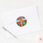 Mexicaanse Baby shower sticker met  Baby (Envelop)