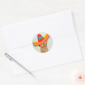 Mexicaanse Baby showers Sticker met  Baby (Envelop)