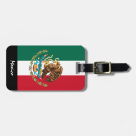 Mexicaanse Bagagelabels, Mexicaanse vlag Bagagelabel