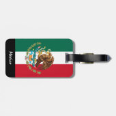 Mexicaanse Bagagelabels, Mexicaanse vlag Bagagelabel (Achterkant horizontaal)