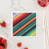 Mexicaanse band met kleurrijke streep servet (Insitu)