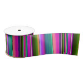 Mexicaanse banket Fiesta Stripes Sarape Pink Satijnen Lint (Spoel)