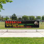 Mexicaanse barbecue  spandoek (Insitu)