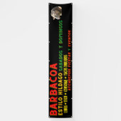 Mexicaanse barbecue  spandoek (Verticaal)