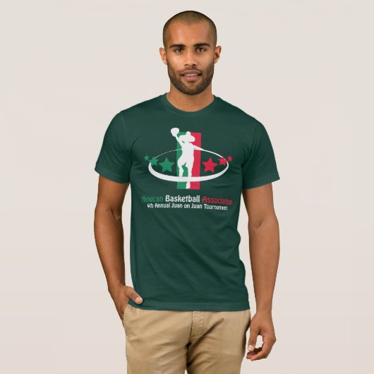 Mexicaanse Basketball Association T-shirt (Voorkant volledig)