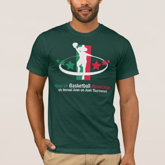 Mexicaanse Basketball Association T-shirt (Voorkant)